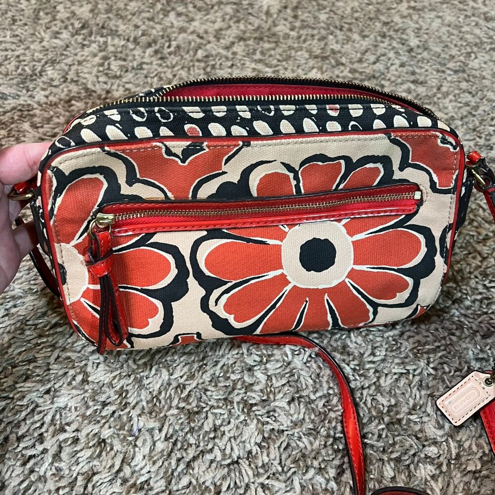 Coach Poppy Retro Floral Crossbody Bag
